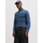 Jack & Jones Jack Jones Western Erkek Jean Gömlek 12289219 - Mavi