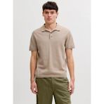 Jack & Jones Jack Joneswıll Regular Fit Triko Polo Yaka Erkek Tişört 12288552 - Kahve - XL