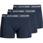 Jack & Jones JACK&JAONES Jacanthony Erkek 3 lü Paket Boxer Lacivert - M
