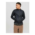 Jack & Jones Jack&jones 12147218 Erkek Deri Ceket - Siyah