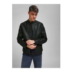 Jack & Jones Jack&jones 12182461 Erkek Deri Ceket - Siyah