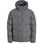 Jack & Jones Jack&jones 12278749 Jjesoho Puffer Hood Castlerock Erkek Mont - Gri