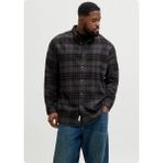 Jack & Jones Jack&jones 12287627 Battal Buyuk Beden Uzun Kol Gomlek - Kareli - 5XL