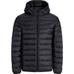 Jack & Jones Jack&Jones Bradley Light Puffer Hood Erkek Siyah Kapüşonlu Mont - 2XL