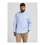 Jack & Jones Jack&jones Büyük Beden Açık Mavi Erkek Oxford Gömlek 12190444
