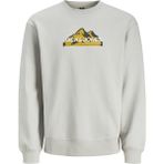 Jack & Jones Jack&Jones Jcomountaın Logo Erkek Sweatshirt - Taş - XL