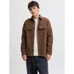 Jack & Jones Jack&jones Jprrayle Melange Solid L/s Erkek Gömlek 12286840 - Kahverengi