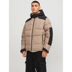 Jack & Jones Jack&Jones Kapüşonlu Puffer Vizon Erkek Mont 12239001 001 vizon