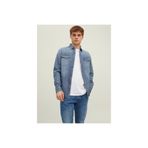 Jack & Jones Jack&Jones Minimalist Uzun Kol Regular Fit Erkek Denim Gömlek
