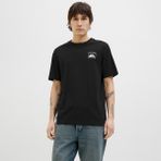 Jack & Jones Jack&jones One Color Summer Erkek Siyah Yuvarlak Yaka Tişört