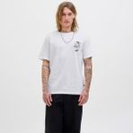 Jack & Jones Jack&Jones Relax Erkek Beyaz Bisiklet Yaka Tişört