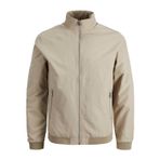 JACK & JONES Jack&Jones Rush Harrington Bomber Ceket, L, 12204277_Crockery, Bej, Erkek
