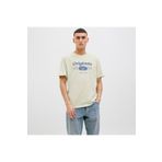 Jack & Jones Jack&Jones Star Erkek Ekru Yuvarlak Yaka Tişört