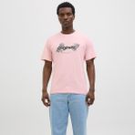 Jack & Jones Jack&Jones Star Erkek Pembe Yuvarlak Yaka Tişört