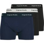 Jack & Jones Jacvesterbro Solıd Trunks 3 Pack Noos Erkek Lacivert Boxer 12272945-04 - M