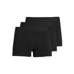 JACK & JONES JACWAISTBAND TRUNKS 3 PAC Siyah Erkek Boxer 2XL