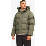 Jack & Jones Jcoalpha Puffer Erkek Yeşil Mont 12261971-DUSTYOLIVE - XL