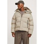 Jack & Jones Jcoalpha Puffer Sn Ekru Erkek Mont - Bej