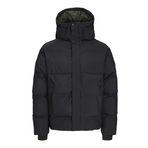 JACK & JONES JCOALPHA PUFFER SN Erkek Mont Ceket, Siyah, L