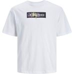 Jack & Jones Jcoaop Print TEE SS Crew Neck Beyaz Erkek T-shirt