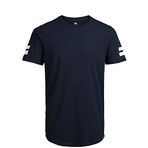 Jack & Jones Jcoboro Tee Navy Blazer Bisiklet Yaka Erkek T-shirt