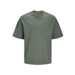 Jack & Jones Jcoclean Pocket Tee Ss Crew Neck Gri Erkek T-shirt