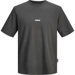 Jack & Jones Jcoclub Small Front Prınt Gri Erkek Kısa Kol T-Shirt