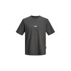 Jack & Jones JCOCLUB SMALL FRONT PRINT Gri Kısa Kol T-Shirt, S, JCOCLUB SMALL FRONT PRINT, GRİ-102684762, Erkek