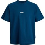 Jack & Jones Jcoclub Small Front Prınt Mavi Erkek Kısa Kol T-Shirt - XL