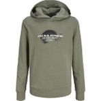 Jack & Jones JCOCONDOR SWEAT HOOD FST Haki Erkek Çocuk Sweatshirt - 16 Yaş