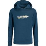 Jack & Jones JCOCONDOR SWEAT HOOD FST Mavi Erkek Çocuk Sweatshirt - 16 Yaş