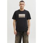 Jack & Jones Jcofusıon Dots Prınt Tee Ss Crew Sn Siyah Erkek T-Shirt 12289863