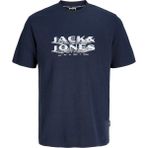 Jack & Jones Jcofusıon Jj Brandıng Tee Ss Crew Neck Lacivert Erkek T-Shirt 12289880 - M