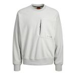 Jack & Jones Jcolab Sweat Crew Neck AW23 Gri Erkek Sweatshirt