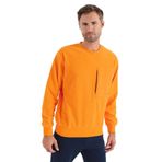 Jack & Jones Jcolab Sweat Crew Neck AW23 Turuncu Erkek Sweatshirt
