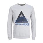 Jack & Jones Jcomapping Sweat Crew Neck Yüksek Bel Erkek Sweatshirt