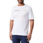 Jack & Jones Jcoriot Tee Ss Crew Neck FST Beyaz Erkek T-shirt