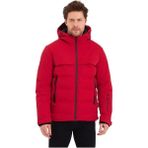 Jack & Jones Jcotarwin Puffer Soğuk Geçirmez Erkek Mont Kaban Kırmızı 12225287 - 2XL