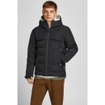 Jack & Jones Jcotarwin Puffer Soğuk Geçirmez Erkek Mont Kaban Siyah 12225287 V3 - XL