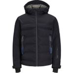 Jack & Jones Jcotarwın Siyah Erkek Puffer Ceket Tekstil Malzeme Özellikleri ile Şık Tasarım