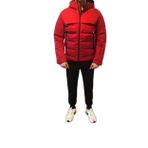 Jack & Jones Jcotarwin Su Geçirmez Puffer Mont, Kırmızı, S Beden, Erkek