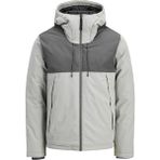 Jack & Jones Jcounion Light Padded Blocking Gri Erkek Mont 12285586 - 2XL