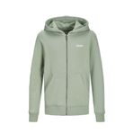 Jack & Jones JJ Beau Sweat Zip Hood JNR Yeşil Erkek Çocuk Sweatshirt