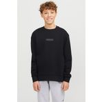 Jack & Jones JJ Taka Sweat Crew Neck JN Siyah Erkek Çocuk Sweatshirt