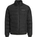 Jack & Jones Jjalpes Heat Quilted Puffer Erkek Şişme Mont – Isı Tutucu, Su Itici, Kışlık Kapüşonlu Ceket - XL - Siyah