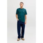 Jack & Jones Jjbrandon Bisiklet Yaka Kısa Kollu Erkek T-Shirt - Petrol - M