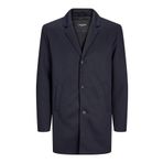 JACK & JONES JJCHUCK COAT Erkek Kaban, Dark Navy, M
