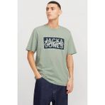 Jack & Jones Jjcolton Ln Erkek Tişört 12268439 12268439004 - Yeşil
