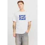 Jack & Jones Jjcolton Ln Erkek Tişört 12268439 12268439015 - M - Beyaz