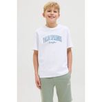 Jack & Jones Jjdetroıt Tee Ss Crew Beyaz Erkek Çocuk Kısa Kol T-Shirt - 12 Yaş
